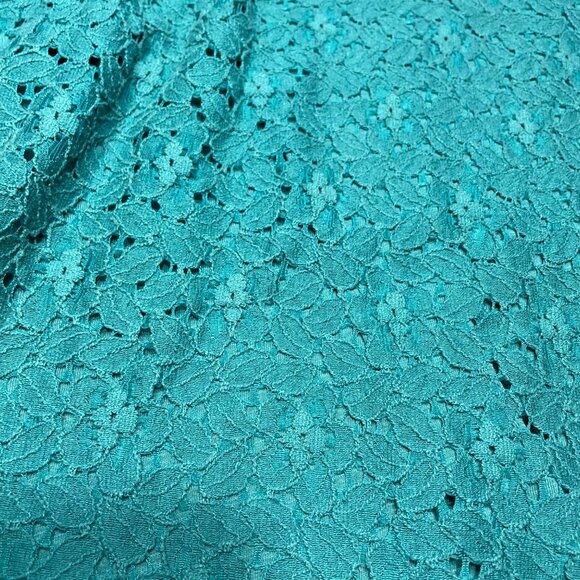 Ava & Viv Layered Lace Detailed Top Green Blouse Plus Size 4x u - Picture 4 of 7